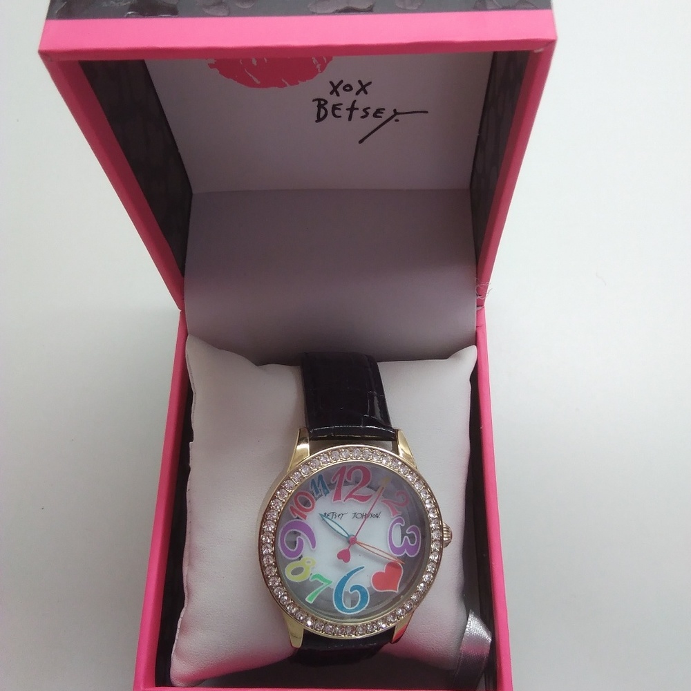 Betsey Johnson New Multi-Color Watch